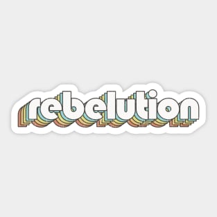 Rebelution / Rainbow Vintage Sticker